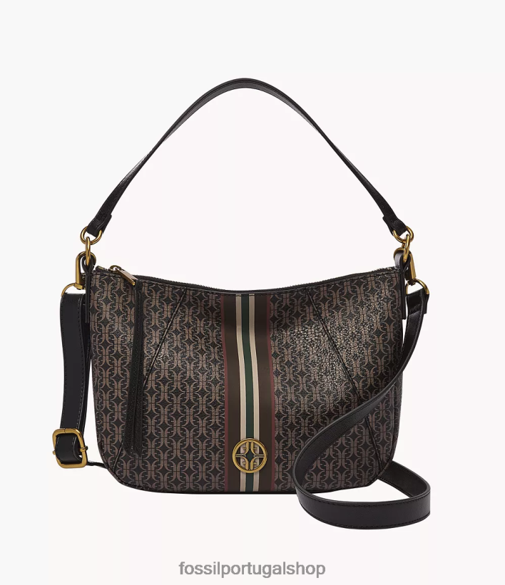 Fossil mulheres crossbody skylar preto bolsa 40NJ6Z433