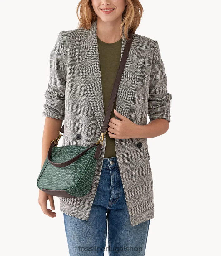 Fossil mulheres crossbody skylar verde bolsa 40NJ6Z619