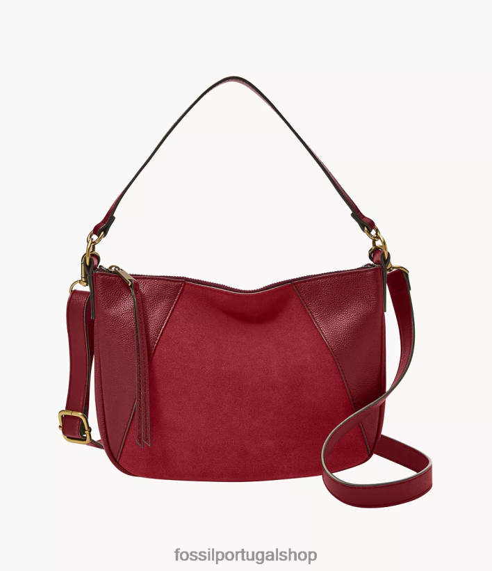 Fossil mulheres crossbody skylar vermelho bolsa 40NJ6Z643