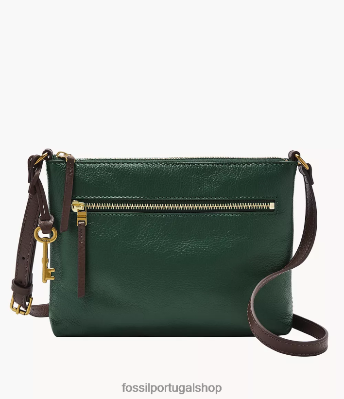 Fossil mulheres fiona e/w crossbody verde bolsa 40NJ6Z453