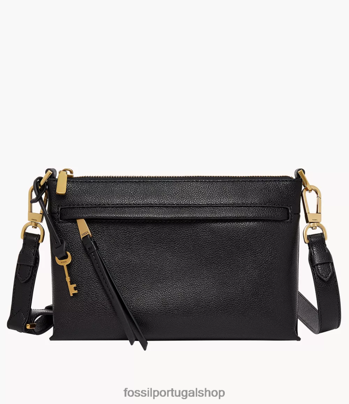 Fossil mulheres kiera pequena crossbody preto bolsa 40NJ6Z499