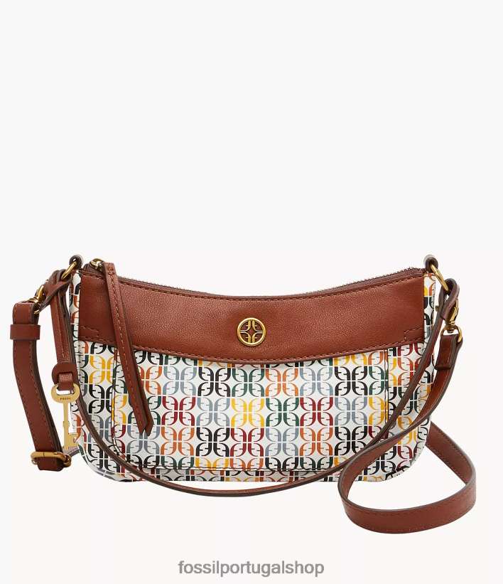 Fossil mulheres mini baguete skylar branco bolsa 40NJ6Z622
