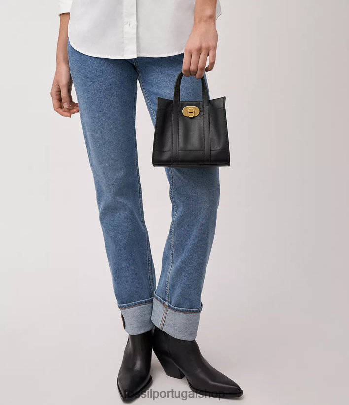 Fossil mulheres mini bolsa carmem preto bolsa 40NJ6Z357