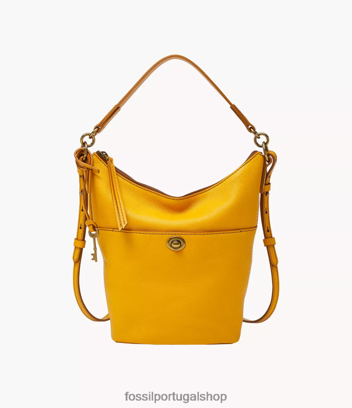 Fossil mulheres talulla pequeno vagabundo amarelo bolsa 40NJ6Z718