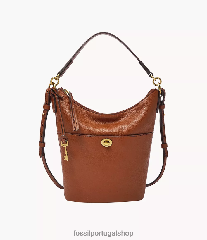 Fossil mulheres talulla pequeno vagabundo marrom bolsa 40NJ6Z459