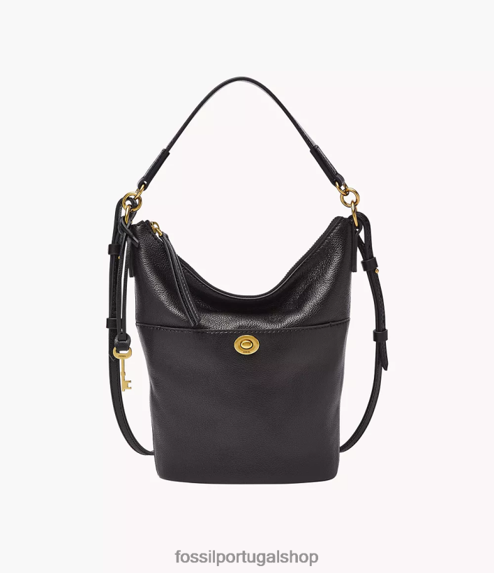 Fossil mulheres talulla pequeno vagabundo preto bolsa 40NJ6Z475