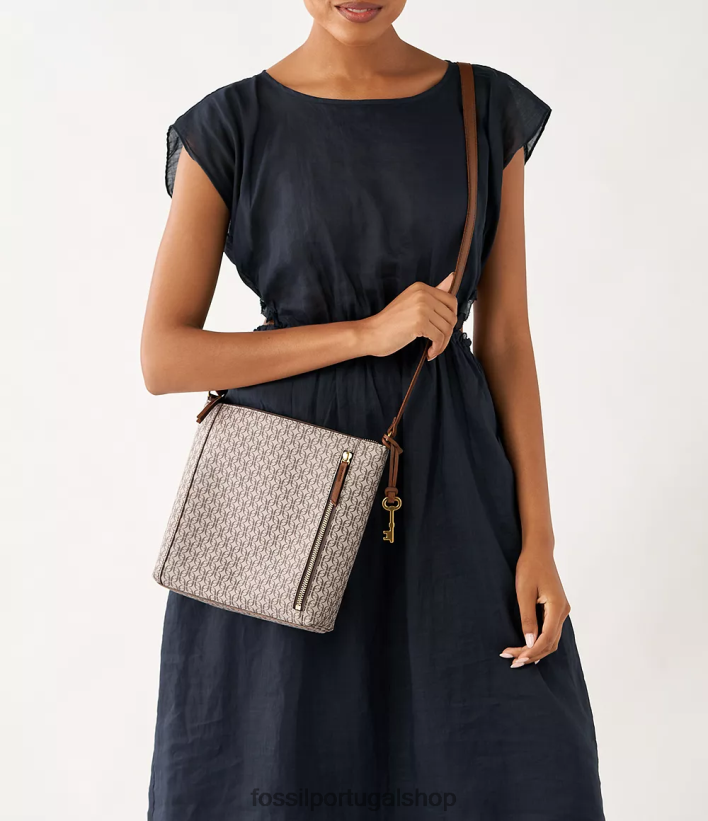 Fossil mulheres tiracolo tara cáqui bolsa 40NJ6Z724