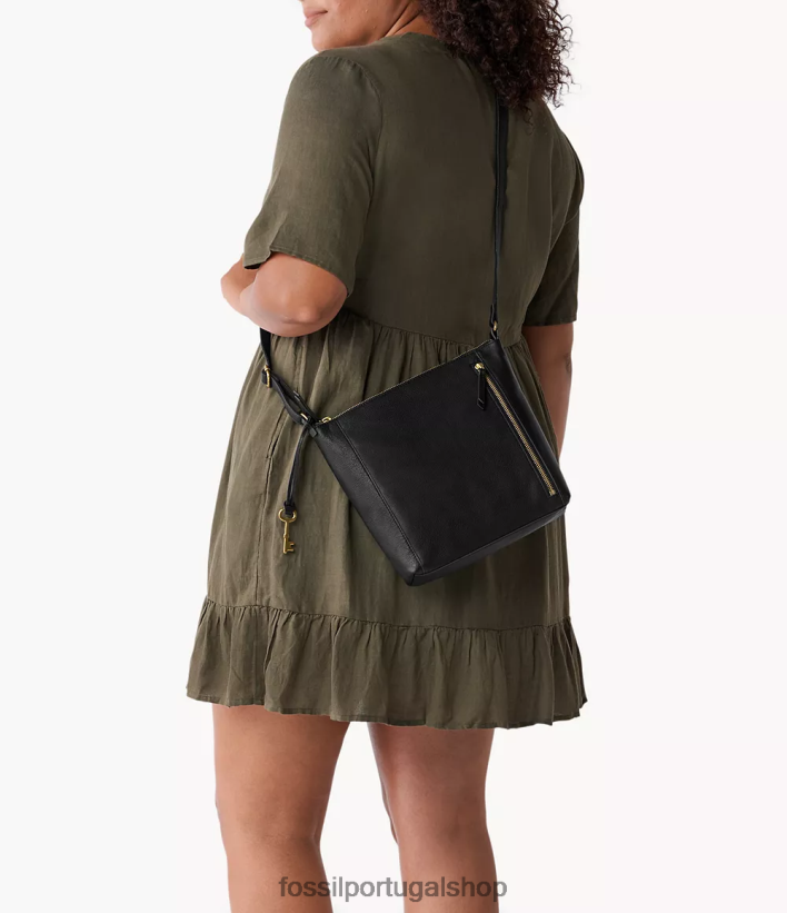Fossil mulheres tiracolo tara preto bolsa 40NJ6Z409