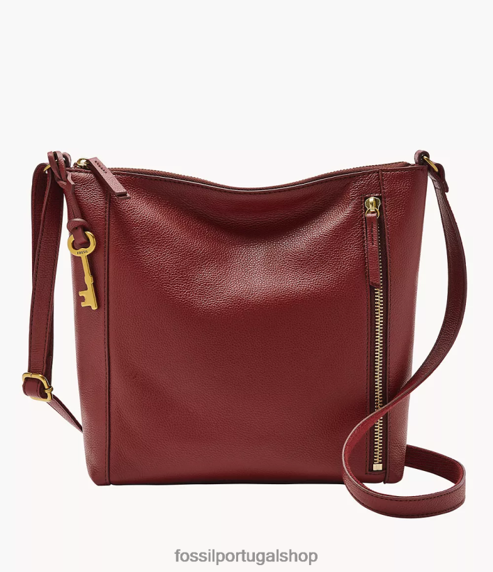 Fossil mulheres tiracolo tara vermelho bolsa 40NJ6Z663