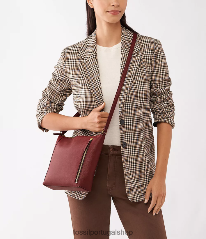 Fossil mulheres tiracolo tara vermelho bolsa 40NJ6Z663