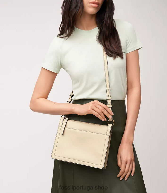 Fossil mulheres tiracolo taryn branco bolsa 40NJ6Z302