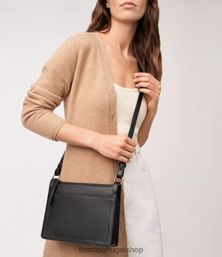 Fossil mulheres tiracolo taryn preto bolsa 40NJ6Z292