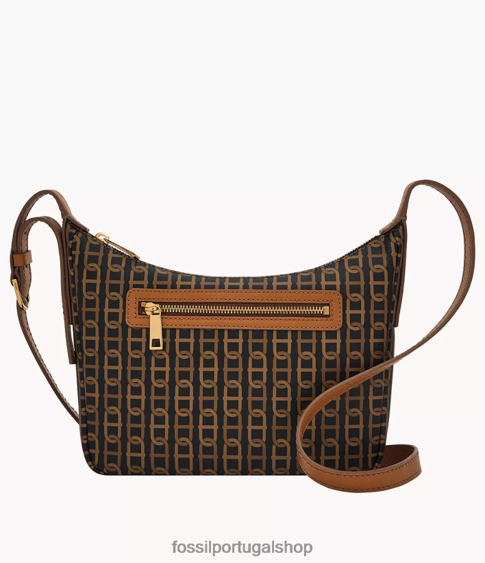 Fossil mulheres top cecília com zíper multi bolsa 40NJ6Z339