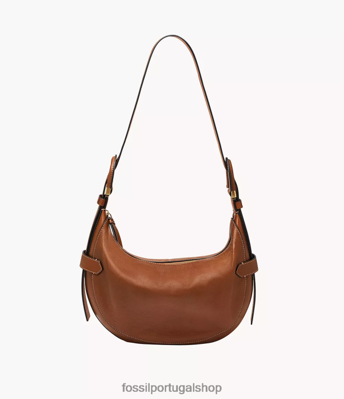 Fossil mulheres Harwell vagabundo marrom bolsa 40NJ6Z379