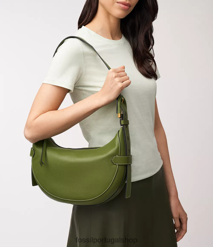 Fossil mulheres Harwell vagabundo verde bolsa 40NJ6Z385