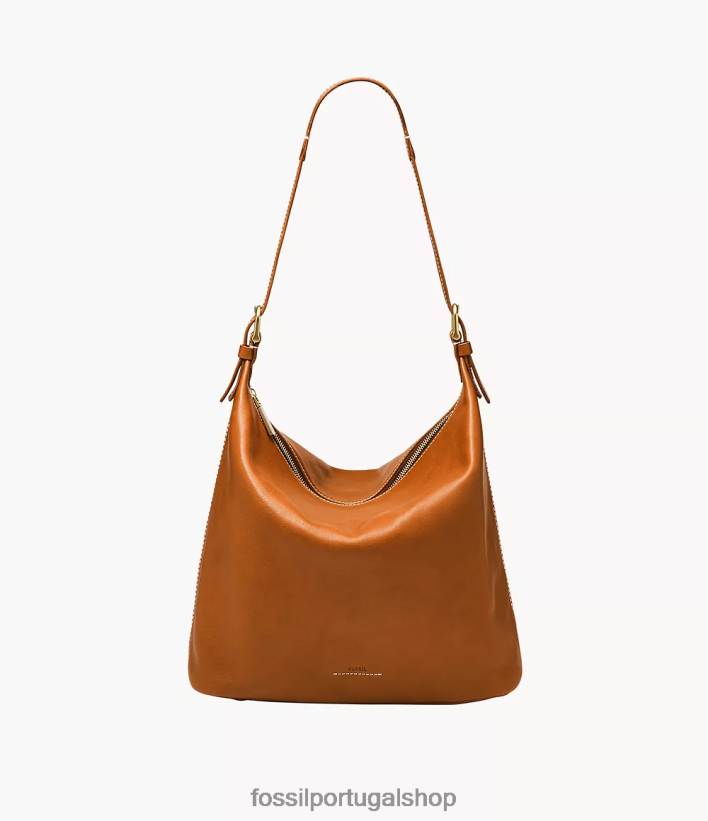 Fossil mulheres tremont vagabundo conhaque bolsa 40NJ6Z378