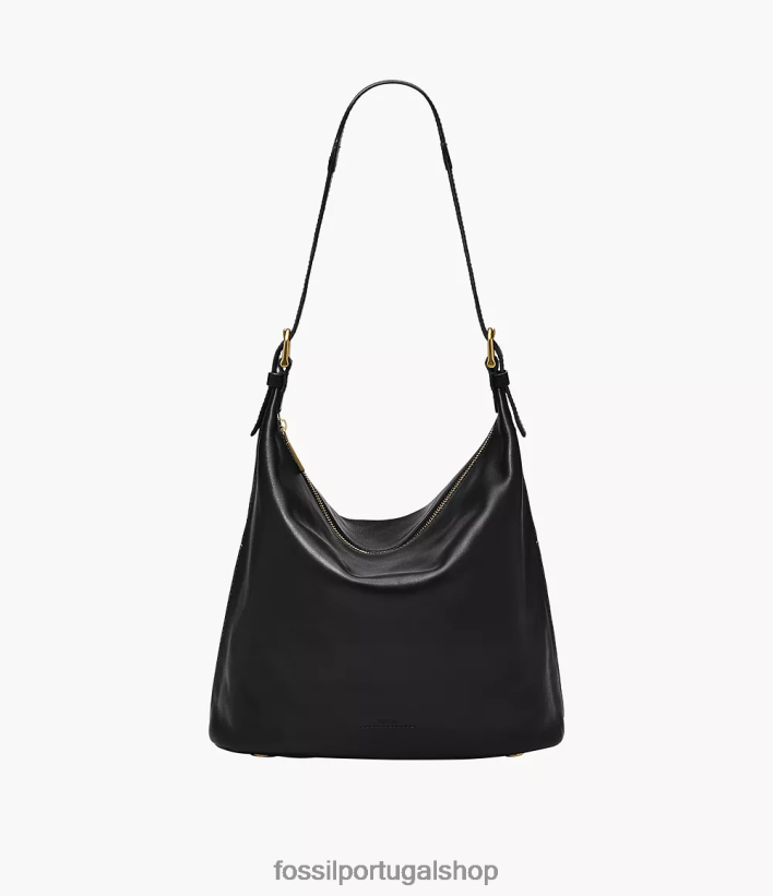 Fossil mulheres tremont vagabundo preto bolsa 40NJ6Z381
