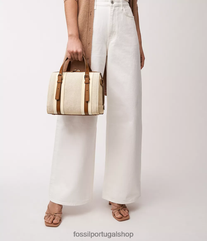 Fossil mulheres bolsa carlie marrom claro bolsa 40NJ6Z397
