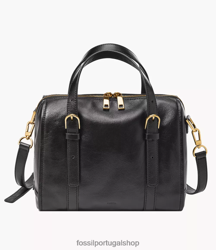 Fossil mulheres bolsa carlie preto bolsa 40NJ6Z304