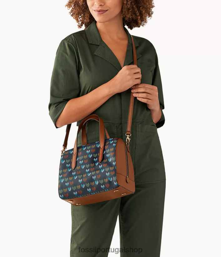 Fossil mulheres bolsa de Sydney marinha bolsa 40NJ6Z569