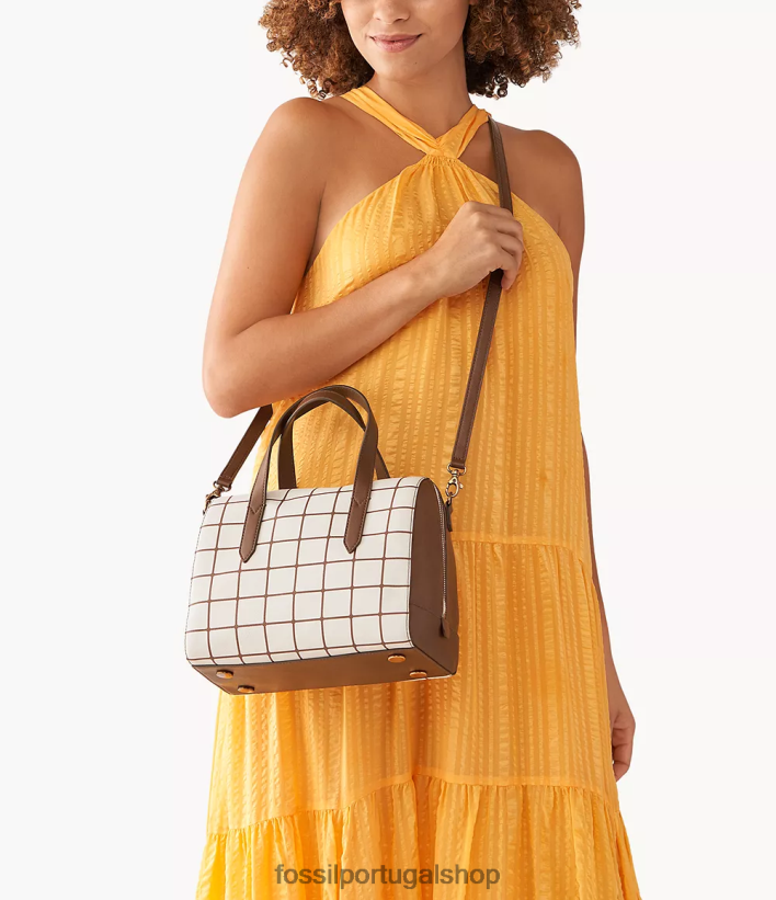 Fossil mulheres bolsa de Sydney marrom bolsa 40NJ6Z591