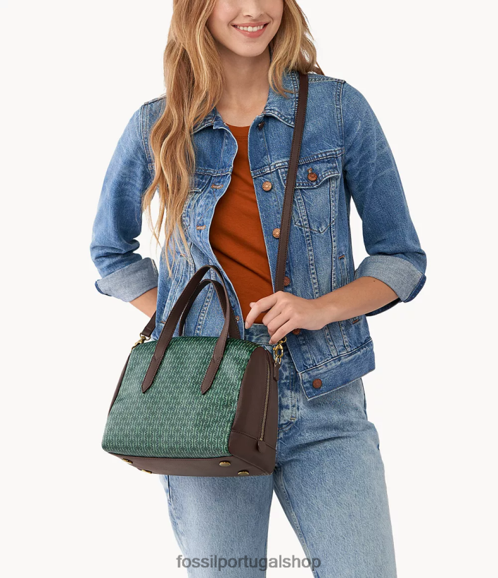 Fossil mulheres bolsa de Sydney verde bolsa 40NJ6Z567