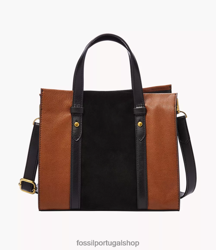 Fossil mulheres bolsa kingston marrom bolsa 40NJ6Z513