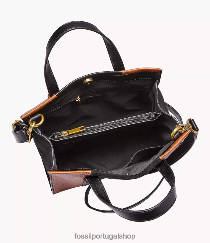 Fossil mulheres bolsa kingston marrom bolsa 40NJ6Z513