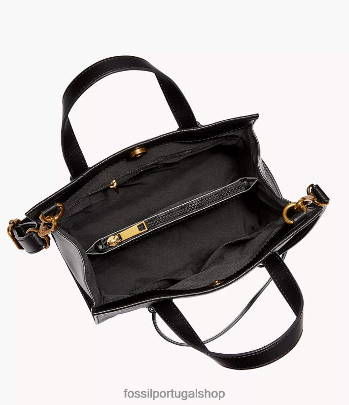 Fossil mulheres bolsa kingston preto bolsa 40NJ6Z531