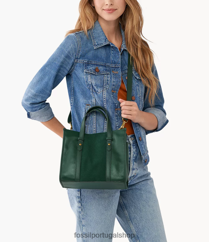 Fossil mulheres bolsa kingston verde bolsa 40NJ6Z583