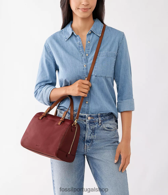 Fossil mulheres bolsa rachel vermelho bolsa 40NJ6Z733