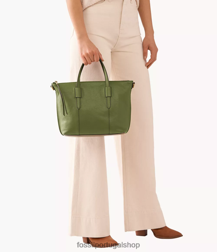 Fossil mulheres bolsa skylar Oliva bolsa 40NJ6Z678