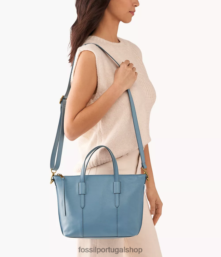 Fossil mulheres bolsa skylar azul bolsa 40NJ6Z585