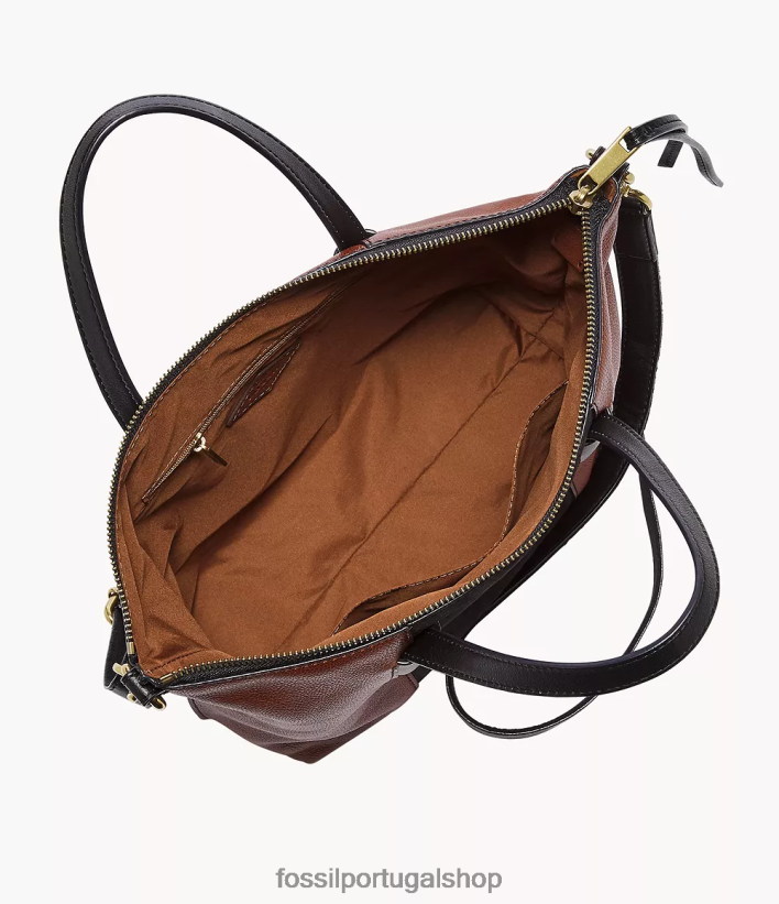 Fossil mulheres bolsa skylar marrom bolsa 40NJ6Z552