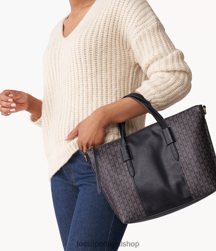 Fossil mulheres bolsa skylar preto bolsa 40NJ6Z675