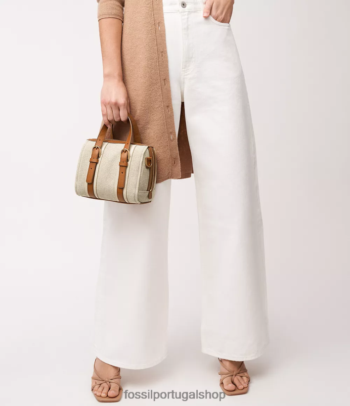 Fossil mulheres carlie mini bolsa marrom claro bolsa 40NJ6Z398