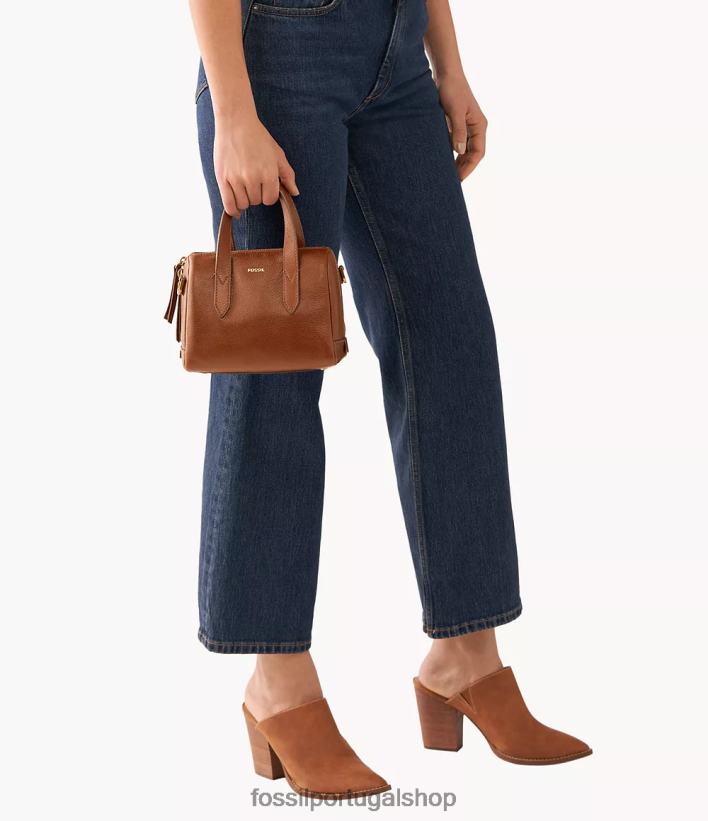 Fossil mulheres mini mochila sydney marrom bolsa 40NJ6Z482