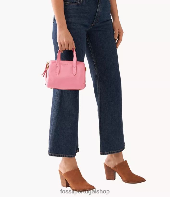 Fossil mulheres mini mochila sydney rosa bolsa 40NJ6Z740