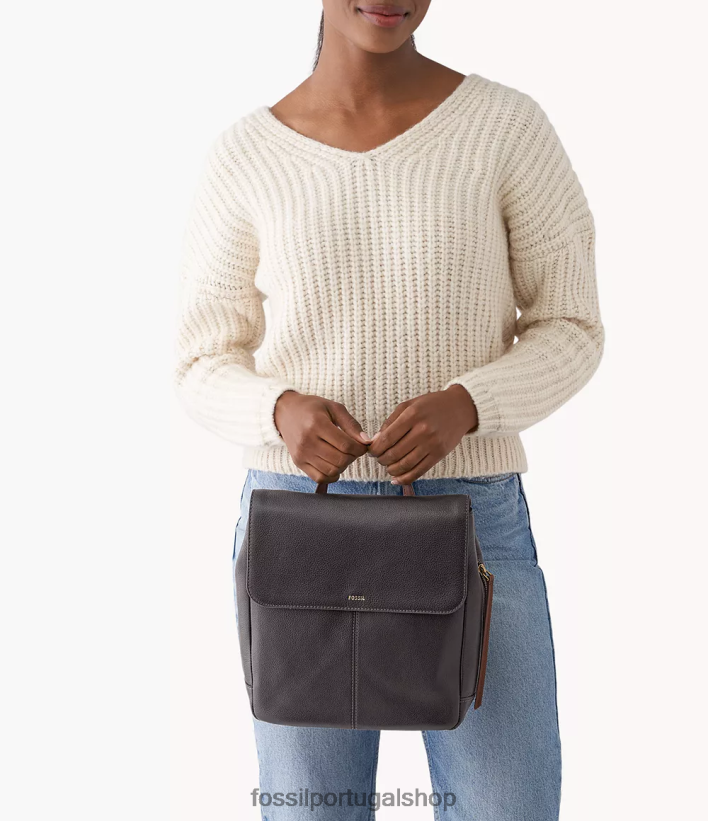 Fossil mulheres mochila clara preto bolsa 40NJ6Z430