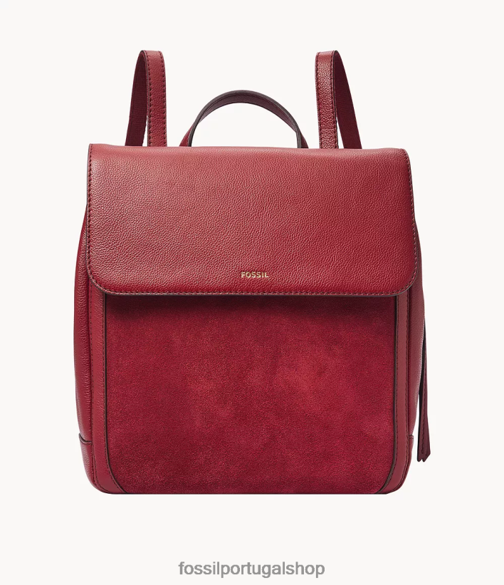 Fossil mulheres mochila clara vermelho bolsa 40NJ6Z720