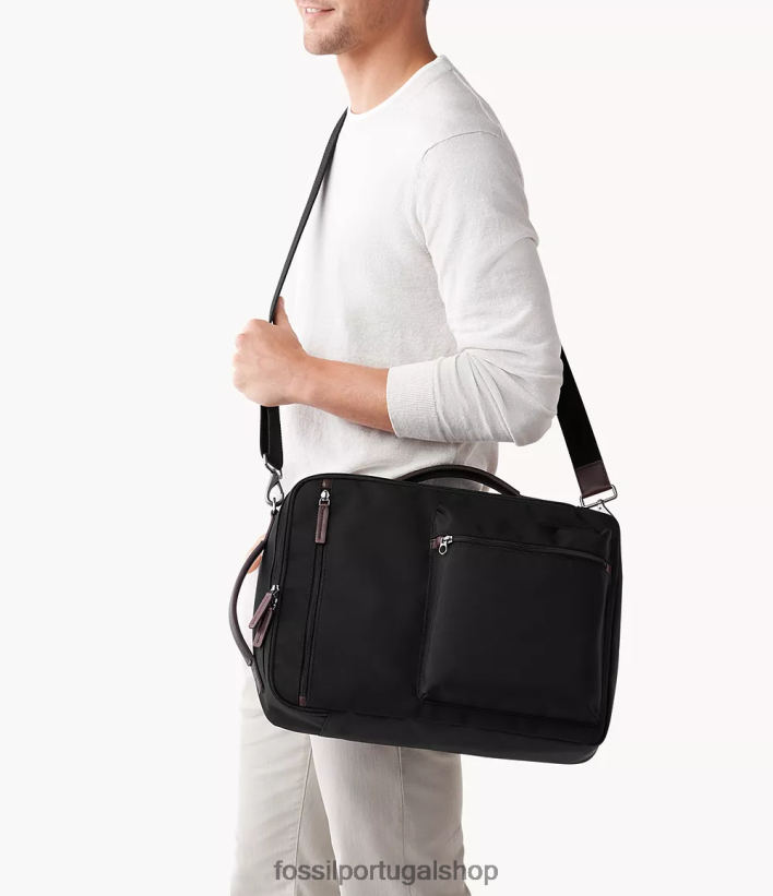 Fossil mulheres mochila conversível buckner preto bolsa 40NJ6Z1626
