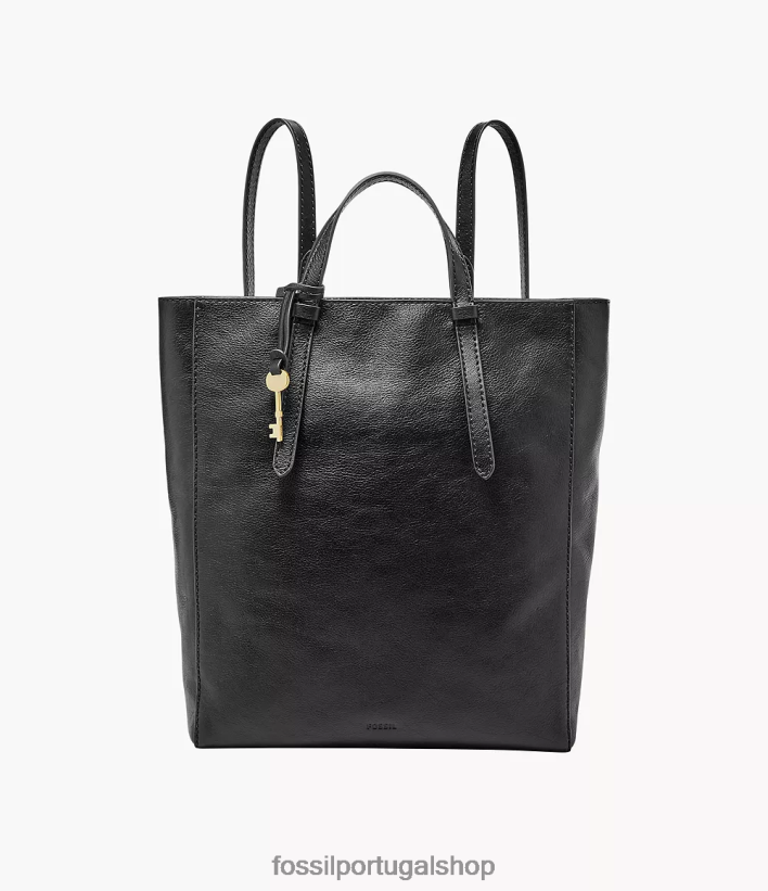 Fossil mulheres mochila conversível camilla preto bolsa 40NJ6Z488