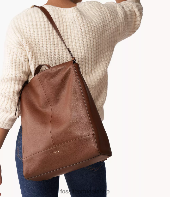 Fossil mulheres mochila conversível elina marrom bolsa 40NJ6Z404