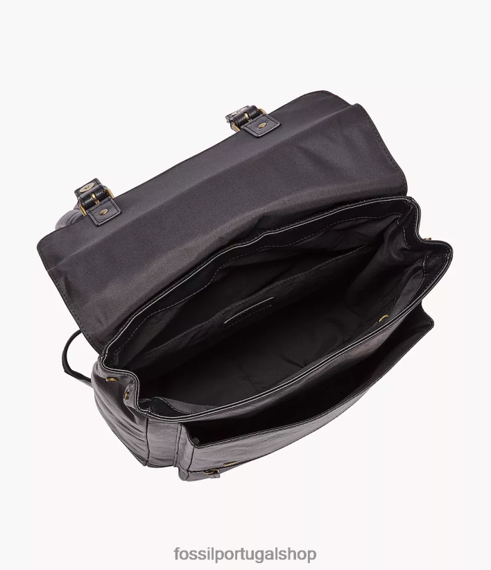 Fossil mulheres mochila de milhas preto bolsa 40NJ6Z1643