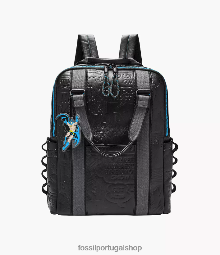 Fossil mulheres mochila legado do batman edição limitada preto bolsa 40NJ6Z1647