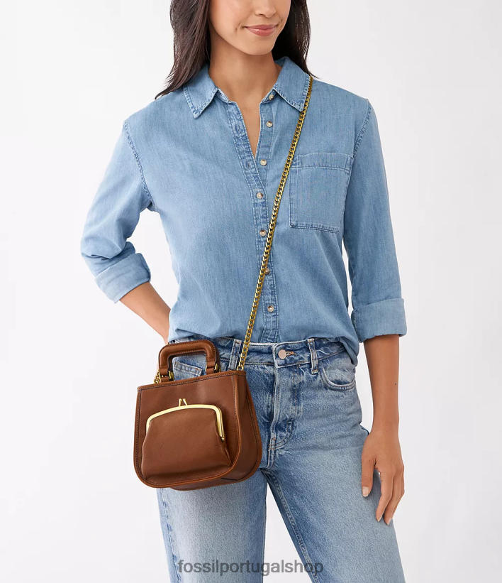 Fossil mulheres mochila marrom bolsa 40NJ6Z550
