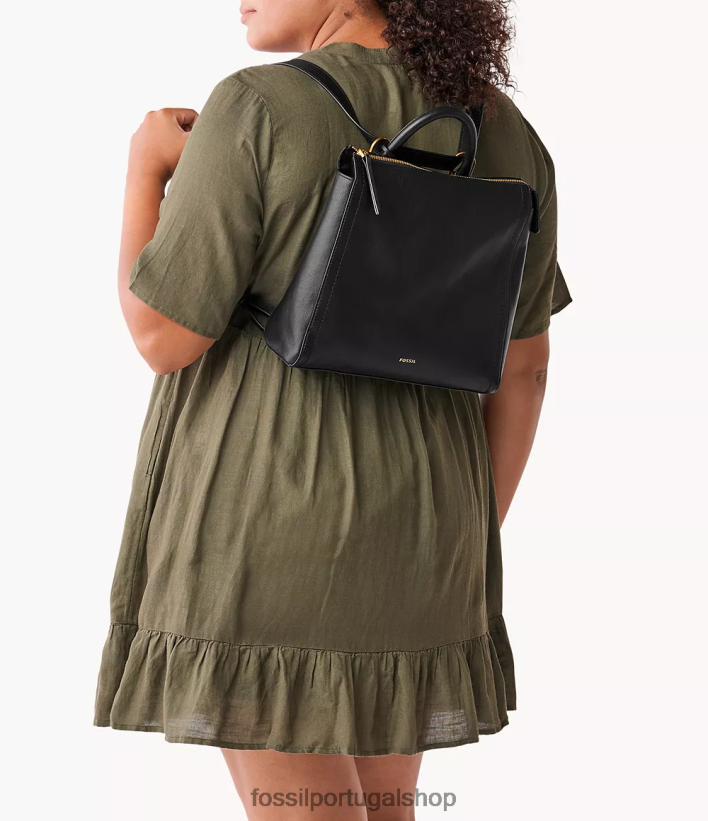 Fossil mulheres mochila parker conversível pequena preto bolsa 40NJ6Z728