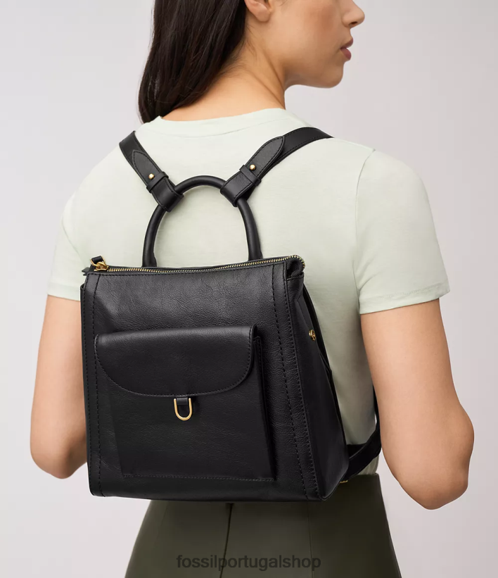 Fossil mulheres mochila parker pequena preto bolsa 40NJ6Z390
