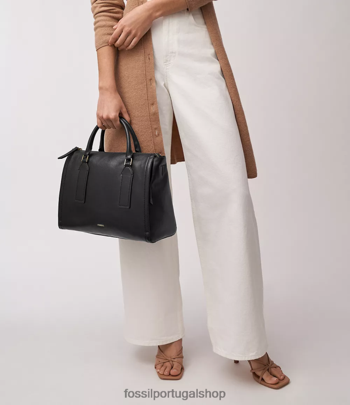 Fossil mulheres mochila parker preto bolsa 40NJ6Z400