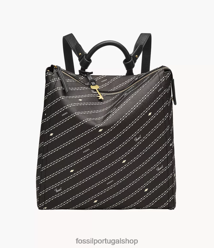 Fossil mulheres mochila parker preto bolsa 40NJ6Z658